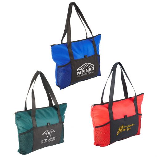 Feather Flight Zippered Tote Bag-1