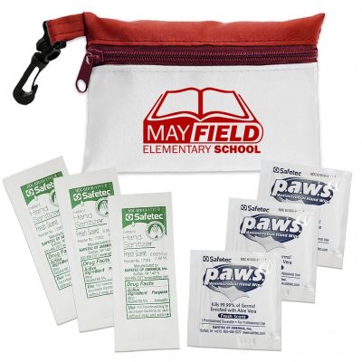 Zipper Tote Antimicrobial and Sanitizer Kit