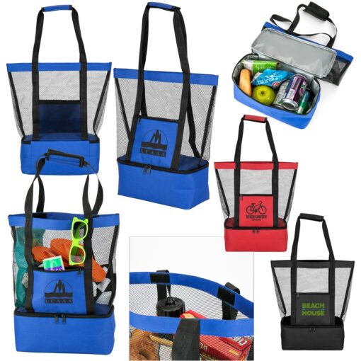 Pacific Beach Mesh Cooler Tote