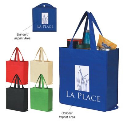Non-Woven Foldable Shopper Tote Bag-1