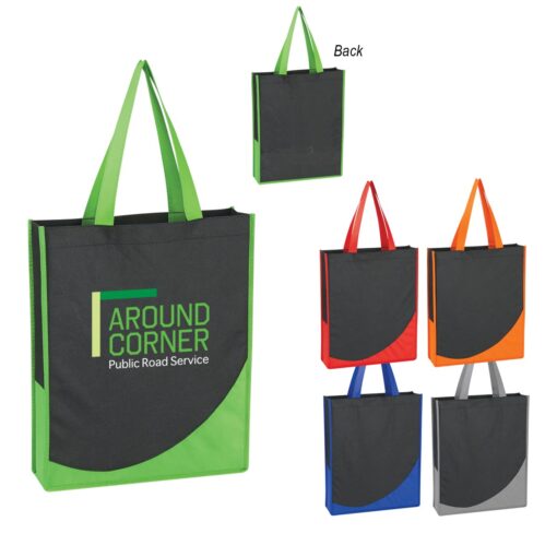 Non-Woven Tote Bag With Accent Trim-1