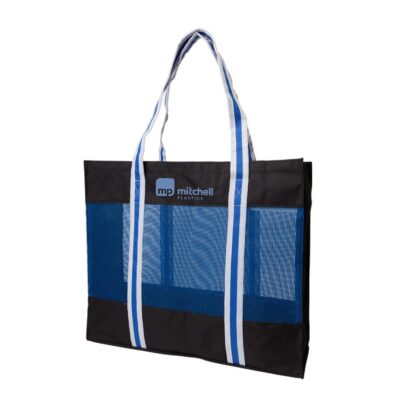 The Grocer Mesh Tote Bag - Royal Blue-1