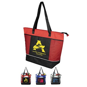 "FROST LINE" Super-Sized Insulated Zipper Cooler Tote-1