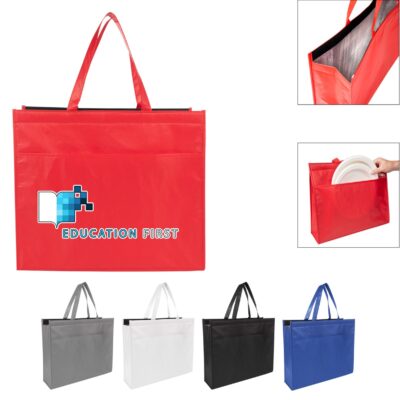Matte Cooler Tote Bag With 100% RPET Material-1