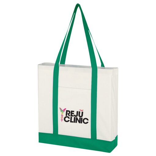 Non-Woven Tote Bag With Trim Colors-5