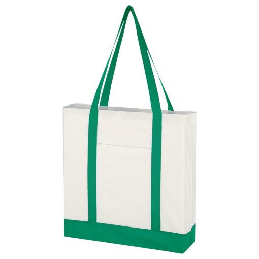 Non-Woven Tote Bag With Trim Colors-7