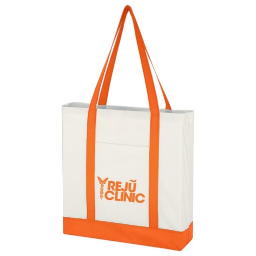 Non-Woven Tote Bag With Trim Colors-9