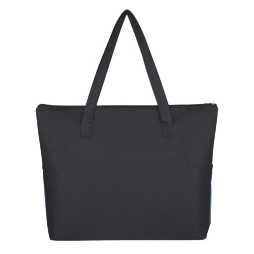 Non-Woven Voyager Zippered Tote Bag-3