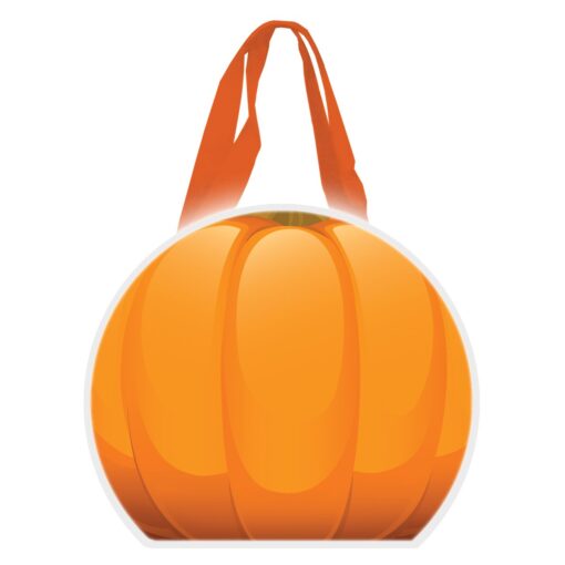 Reflective Shopper Reflective Halloween Pumpkin Non-Woven Tote Bag-10
