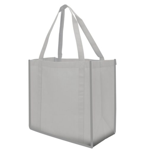 Reflective Shopper Reflective Large Non-Woven Grocery Tote Bag-8