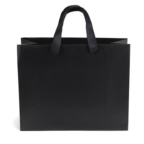 Victoria™ Ribbon Handle Matte Eurotote Bag (Foil Print)-2