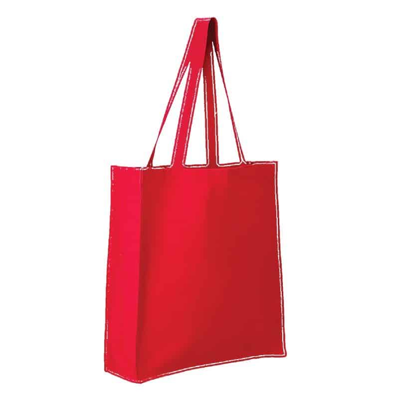 Custom 11.5 Oz. Cotton Canvas Grocery Tote Bag with logo - 2