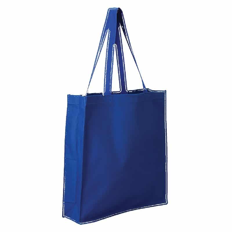 Custom 11.5 Oz. Cotton Canvas Grocery Tote Bag with logo - 4