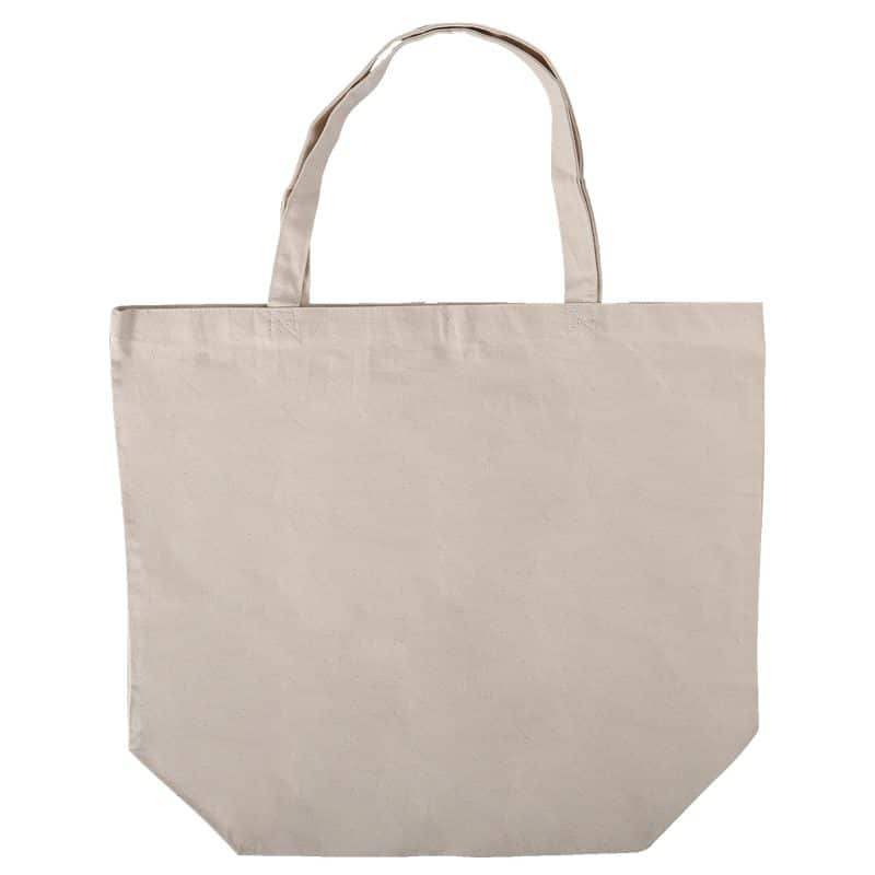 Custom 12 Oz. Tillamook Large Cotton Tote Bag with logo - 4