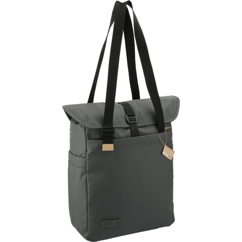 Custom Aft Recycled Computer Tote with logo - 4