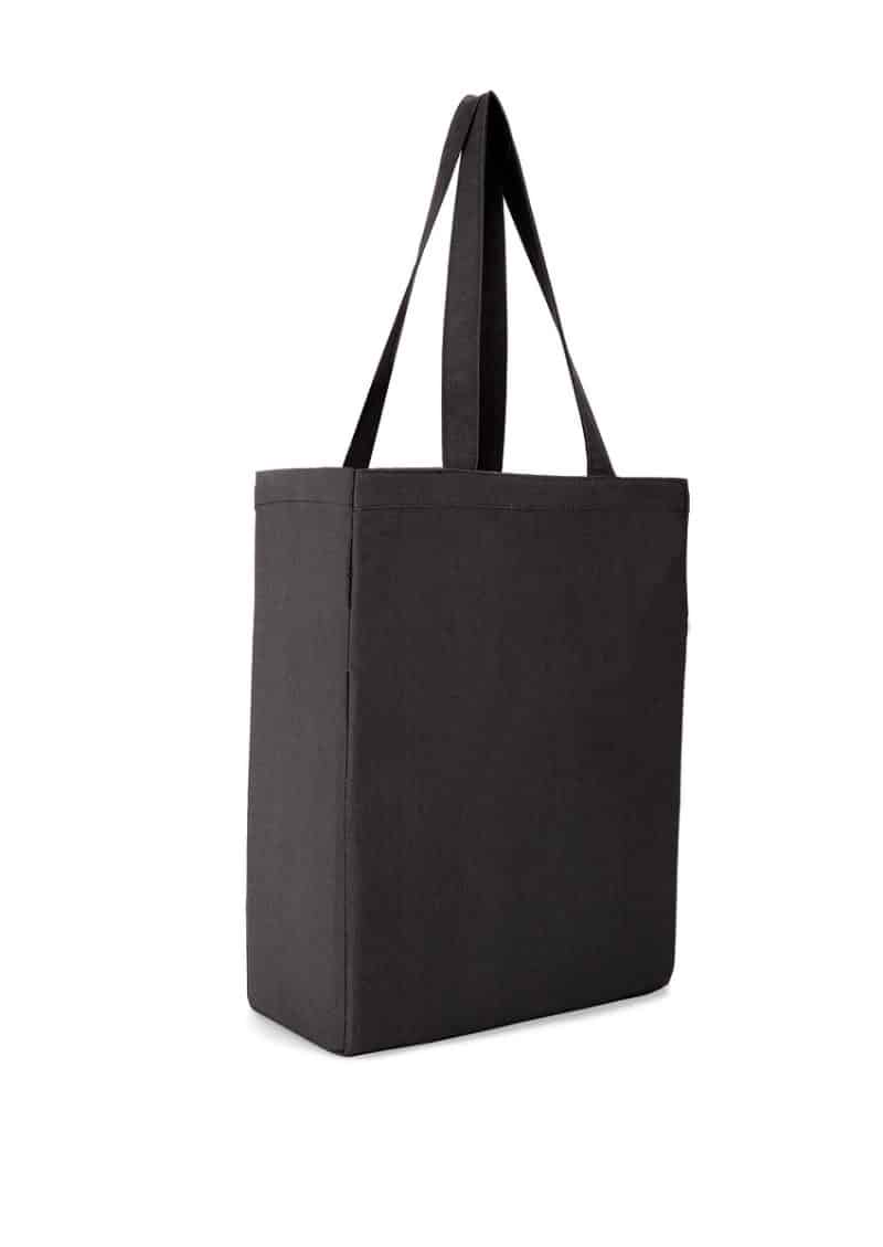 Custom All Purpose Tote - Black with logo - 1