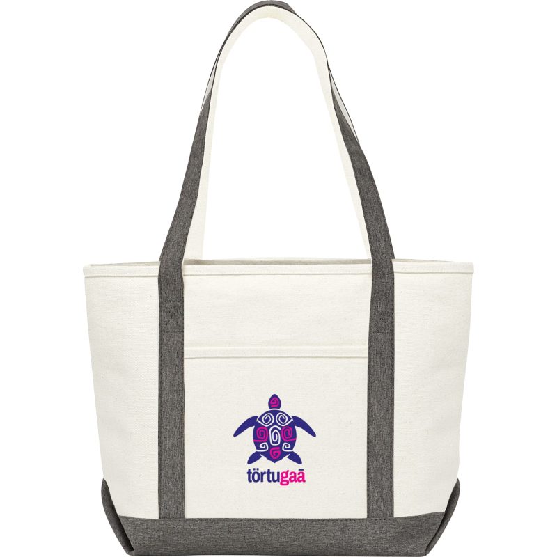 Custom Baltic 18oz Cotton Canvas Boat Tote with logo - 7