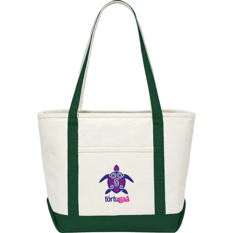 Custom Baltic 18oz Cotton Canvas Boat Tote with logo - 9