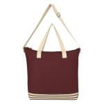 Custom Bottom Line Cotton Tote Bag with logo - 3