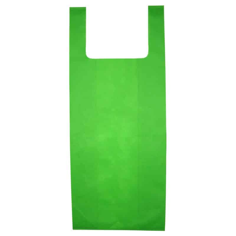 Custom "Caveat" Everyday Lightweight T-Shirt Style Grocery Shopping Tote Bag with logo - 5