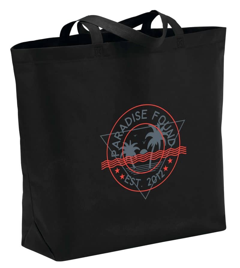 Custom Challenger Jumbo Shopper Tote with logo