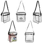 Custom Clear Stadium Tote Bag with logo