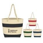 Custom Cruising Tote Bag With Rope Handles with logo