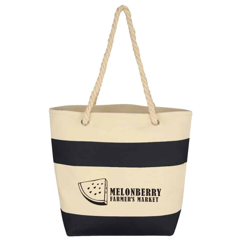 Custom Cruising Tote Bag With Rope Handles with logo - 4