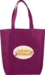 Custom Eros Non-Woven Shopper Tote with logo - 4