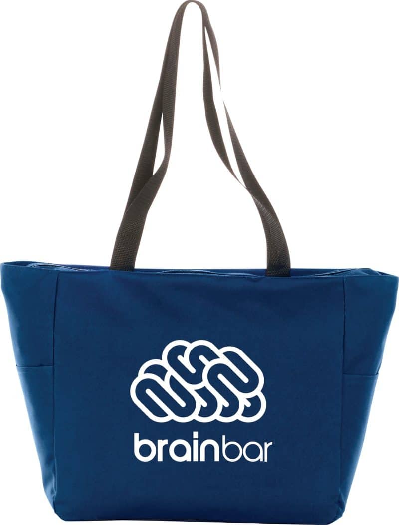 Custom Essential Zip Convention Tote with logo - 7