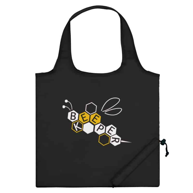 Custom Foldaway Tote Bag with logo - 3