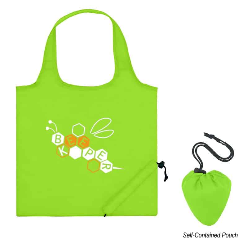 Custom Foldaway Tote Bag with logo - 9