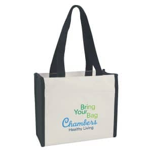 Custom Heavy Cotton Canvas Tote Bag with logo - 1