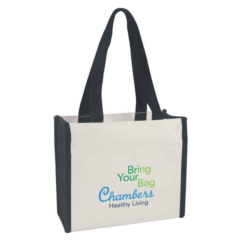 Custom Heavy Cotton Canvas Tote Bag with logo - 1
