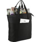 Custom Heavy Duty Zippered Convention Tote with logo - 1