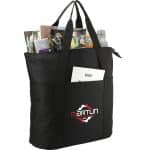 Custom Heavy Duty Zippered Convention Tote with logo