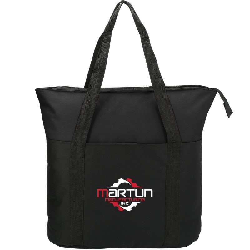 Custom Heavy Duty Zippered Convention Tote with logo - 4