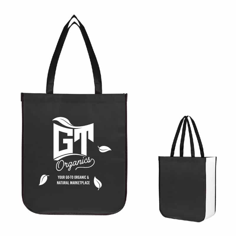 Custom Jumbo Lola Laminated Non-woven Tote Bag With 100% Rpet Material with logo - 3