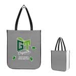 Custom Jumbo Lola Laminated Non-woven Tote Bag With 100% Rpet Material with logo - 5