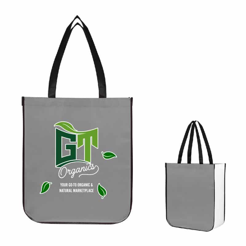 Custom Jumbo Lola Laminated Non-woven Tote Bag With 100% Rpet Material with logo - 5