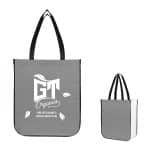 Custom Jumbo Lola Laminated Non-woven Tote Bag With 100% Rpet Material with logo - 6