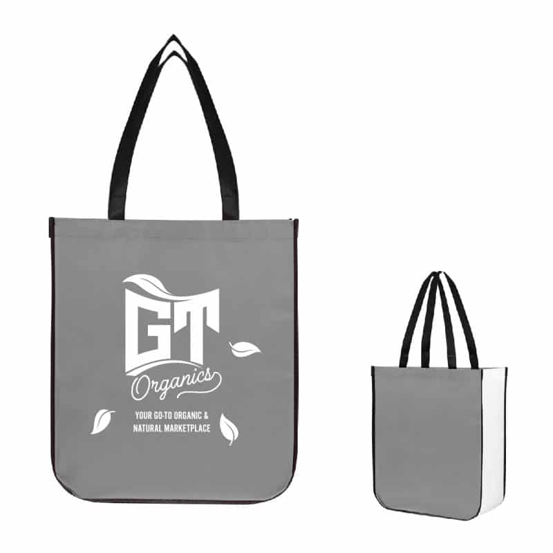Custom Jumbo Lola Laminated Non-woven Tote Bag With 100% Rpet Material with logo - 6