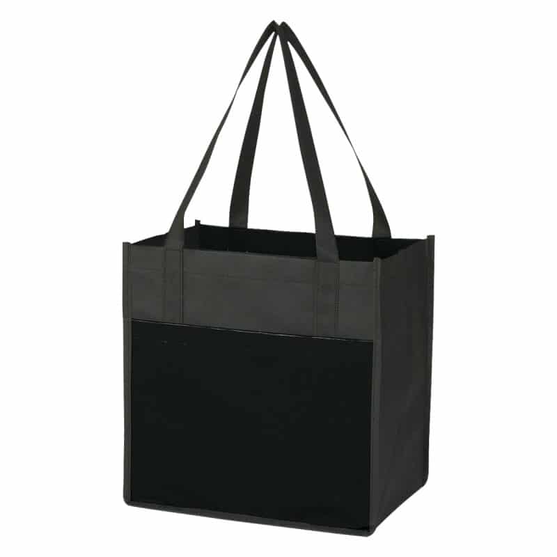 Custom Lami-combo Shopper Tote Bag with logo - 3