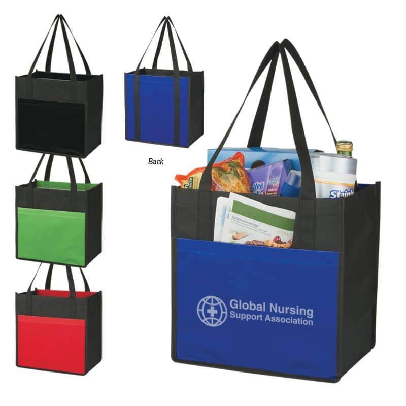 Custom Lami-combo Shopper Tote Bag with logo