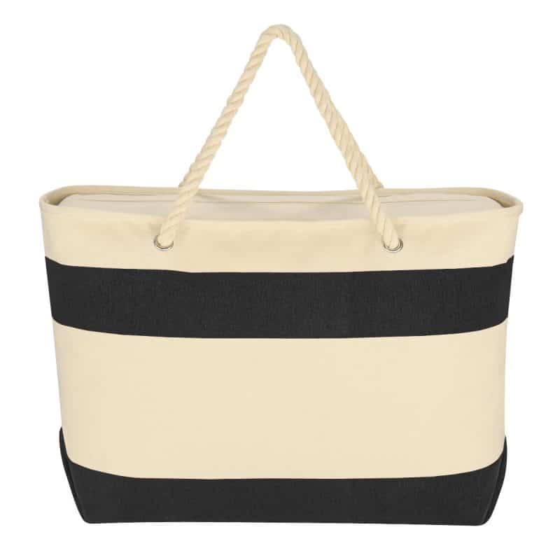 Custom Large Cruising Tote Bag With Rope Handles with logo - 1