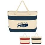 Custom Large Cruising Tote Bag With Rope Handles with logo