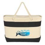 Custom Large Cruising Tote Bag With Rope Handles with logo - 2