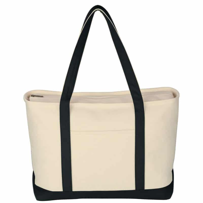 Custom Large Starboard Cotton Canvas Tote Bag with logo - 1