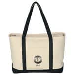 Custom Large Starboard Cotton Canvas Tote Bag with logo - 5