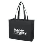 Custom Matte Laminated Non-woven Shopper Tote Bag with logo - 1